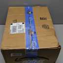 Plastic Storage Bins with Lids 6 Packs, 7 Quart Storage Organizer Bins with Buckle-Up Latches and Handle, Stackable Storage Containers for Home Pantry Office Classroom Organization, Clear (Black)