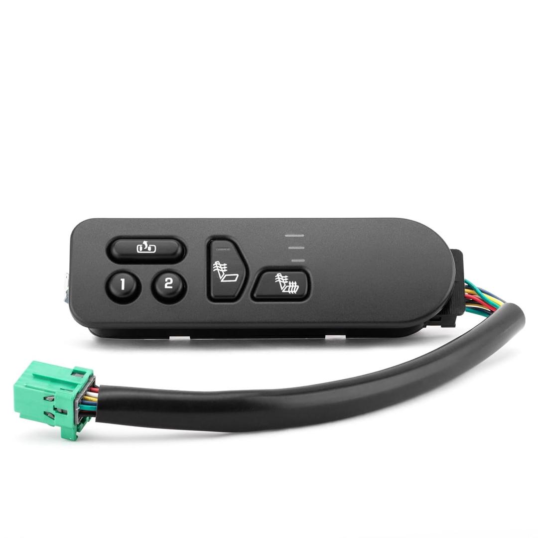 Seat Heater Switch Driver Side for 2003-2007 Chevy Silverado 1500 2500 3500, GMC Sierra 1500 2500 3500 Front Left Heater Control for 15116863,15169669,15179137,DS3092,901200,1S11219