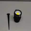 LemonBest LED Landscape Up Down Light 5W White LED Decorative Spotlight Lamp 110V with Plug for Indoor Outdoor Yard Step Wall Lighting (Cool White) (Include Spike)