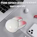 Wireless Mouse, Pink, Bluetooth & 2.4G Dual-modes, Unisex, 1200DPI, Quiet Click, Smooth Texture, 10m Range, Compatible with Windows, Mac OS, Chromebooks, iPad, Laptops