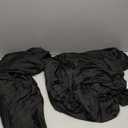 Moosfor Spandex 6 Foot Rectangle Table Cloth 2 Pack, Elastic Fitted Tablecloths for Picnic, Stretch Washable Patio Table Cover for Outdoor, Camping, Banquet and Parties (Black, 30"x72")