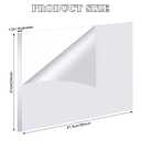 Roowest 1 Pcs 24 x 36 Inch, 1/2 Inch Thick Clear Acrylic Sheets Transparent Plastic Panels Sheets Cut to Size Cast Acrylic Board Panel with Protective Film for Craft DIY Project Sign Frame