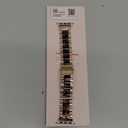 Wearlizer Tortoise Compatible with Apple Watch Band 38/40/41/42mm Womens, Replacement Stainless Steel Strap Fashion Resin Wristband Bracelet iWatch Series 11 10 9 8 7 6 5 4 3 SE/Ultra 3 2 1-Rose Gold