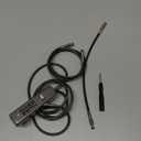 4-Digit Combination Cable Lock with 3 Steel Cables (9"/24"/47") - Secure Reset Only with Current Code - for Bike, Luggage, Gate, Shed, Cabinet - Gun Grey, 1 Pack