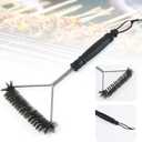 Grill Brush for Outdoor Grill, 304 Stainless Steel BBQ Grill Brus