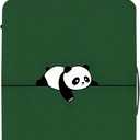 ANNA QUEEN Panda Travel Luggage Cover- Cartoon Cute Stretchable Airplane Suitcase Protector Sleeve,Universal Washable Fit for 20-22 Inch Checked Baggage,Water Resistant Durable Luggage Protector
