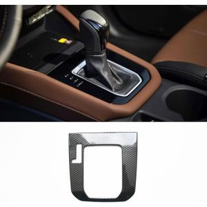 ZiWen Interior Trims Carbon Fiber Style Gear Panel Center Console Cover Accessories for Subaru Forester 2025 2026 (Gear Panel, Carbon Fiber Print)