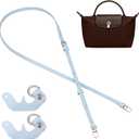 uxcell Purse Straps Replacement, Adjustable Leather Strap Crossbody Handbag Shoulder Strap Conversion Kit for Handcrafted Bag