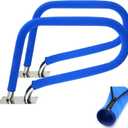 2 Pari Pool Handrail Cover - Slip Resistant Zippered Hand Grip Rail Cover, Safety Rail Grip Sleeve for Inground Swimming Pool Hand Railing Cover(4 feet, Royal Blue)