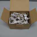 Christmas Village Lights with 12 LED Warm-White Bulb,Decoration for Christmas Village Houses, Snow Village Lights,Pumpkin Crafts Halloween Holiday Decoration,C7 Village Light Cord with Clips