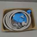 Aquapaw Pro Pet Bathing Tool  Large Sprayer and Scrubber in One  Works with Indoor Shower or Outdoor Garden Hose  for Large Dog and Cat Grooming  Hose and Shower Adapters Included & 8 Foot Hose