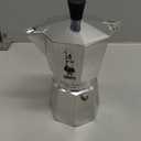 Bialetti Moka Express Iconic Italian Stovetop Espresso Maker (Natural Silver, 6 Cups)