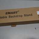 EMART Backdrop Stand 10x7ft(WxH) Photo Studio Adjustable Background Stand Support kit with 2 Crossbars, 8 Clamps, 2 Sandbags and Carry Bag for Parties, Events Decoration, Wedding, Photography