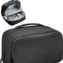 Large Hanging Travel Toiletry Bag for Men Women, 6L Dopp Kit Wide Open Cosmetic Makeup Bag Water-resistant Bathroom Shower Bags for Toiletries, Grooming, Shaving Organizer Bag (Medium, Black)