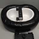 Tablet Pillow Stand with Storage Liner - Leatherette, Stable Support for 6.1-15.6 Inch Devices, Waterproof & Foldable for Sofa/Bed/Floor, Fit Thickness Case for iPad Pro/Air/Mini, Galaxy Tab