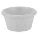 G.E.T. RM-387-W White 2 oz. Fluted Ramekin, Break Resistant, White (Pack of 12)