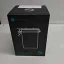 Coffee Gator Coffee Canister, 22oz Airtight Stainless Steel Kitchen Food Storage Container with Date Tracker, Valve, Scoop for Sugar, Grounds, Beans, Tea, Sugar, Cereal, Flour, Cookies Jars - Black