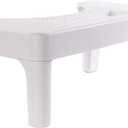 6.7 Inch Toilet Stool for Bathroom,Non-Slip Potty Stool for Pooping,Toilet Step Stool for Adults