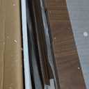 Nasonet Night Stand Set 2, Fluted Nightstand with Charging Station, Wood Bedside Table with Drawer & Storage Shelf, Modern End Tables for Bedroom Sofa Couch Office, Walnut