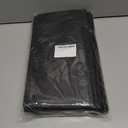 CXPSINC 16 Pack Premium Disposable Plastic Tablecloth 84" Round Table Cover for Birthdays Weddings Christmas Anniversary (Black)