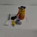 40 oz Insulated Water Bottle | Thickened Stainless Steel Vacuum Metal | Portable Sports Water Jug for Gym and Hiking with Straw, Carrier Bag, Handle Strap | BPA-Free (Gradient Orange)