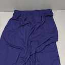 Naggoo Midi Skirts for Women Summer Elastic High Waisted Basic Straight Skirt with Slit (Blue, L)