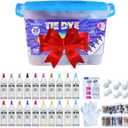 WINSONS Tie Dye Kit 20 Colors Permanent Fabric Dye Art Set for Kids Adults for School, Homemade Party, Creative Groups Activities, DIY Gift