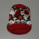 ANIAC Christmas Small Dog Sweater Costume Snowflake Cat Turtleneck Knitwear Warm Pet Santa Outfit New Year Holiday Puppy Dog Clothes for Girl Boys (Green, X-Small)