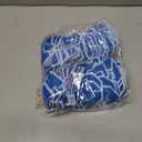 104 Pcs Chenille Letters Patches Iron on Large 3.2 H x 2.4 W College Letters Patches Embroidered Trimmed Preppy Alphabet for Clothing Repairing(Blue)