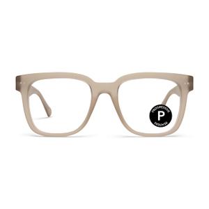 LOOK OPTIC Laurel Progressive Reader - Stylish Unisex Reading Glasses, Prescription-Quality (1.5, Taupe)