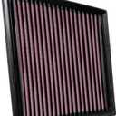 K&N Engine Air Filter: Increase Power & Towing, Washable, Premium, Replacement Air Filter: Compatible with 2015-2019 JAGUAR/LAND ROVER (F-Pace, XE, XF, Range Rover Velar), 33-3075