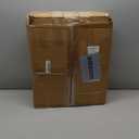 ROYHOME Washable Rug 8x10 Area Rugs for Living Room, Abstract Rug for Bedroom, Soft Rainbow Non Slip Throw Rugs with Rubber, Low Pile Stain Resistant Boho Geometric Carpet for Dining Room, Orange