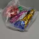 Geyoga 24 Pcs Foil Tinsel Wigs Fancy Dress Metallic Shiny Wig 80s Photo Booth Props Disco Women Cosplay Supplies (Multicolor)