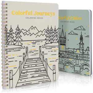 Beautiful Adult Coloring Book for Relaxation - Inspirational Adventures and Landmarks Scenery For the Spirit of Wanderlust - Perfect Stress-Relieving Gift for Women Beautiful Adult Coloring Book for Relaxation - Inspirational Adventures and Landmarks Scenery For the Spirit of Wanderlust - Perfect Stress-Relieving Gift for Women
