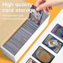 Trading Card Storage Box,Sports Card Storage Boxes, 6-Pack Cardboard Card Box for TCG/Magic/Mtg Basketball Cards, Collectible Trading Cards