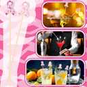 Domensi 300 Pcs Breast Cancer Awareness Cocktail Picks 4.7" Pink Ribbon Flower Toothpicks for Appetizers Bamboo Skewer Fruit Stick for Cupcake Food Sandwich Appetizer Charcuterie Skewer Party Supplies