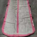 DOBESTS Air Gymnastics Tumble Track Mat, Inflatable Tumbling Mat Training with Electric Air Pump for Home/ Gym Use-Rose 2m 10ft*3.3ft*4in(3*1*0.1m)