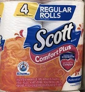 48 Rolls of Scott Comfort Plus Toilet Paper/Tissues