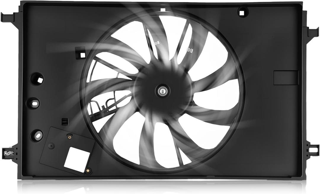 625180 Radiator Cooling Fan Assembly Fits for 2023-2024 Toyota Corolla L4 2.0L for 2022-2024 Toyota Corolla Cross L4 2.0L Replaces OE TO3115219 16361F2180