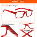 NORPERWIS Reading Glasses 5 Pairs Quality Readers Spring Hinge Glasses for Reading for Men and Women (5 Pack Mix Color -4, 5.00)