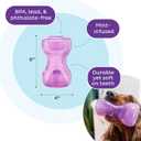 Outward Hound Double Snoop Interactive Treat Dispensing Dog Toy, Puzzle Ball Slow Feeder for Medium to Large Dogs, Mint-Scented for Mental Stimulation & Boredom Relief, 6in x 4in