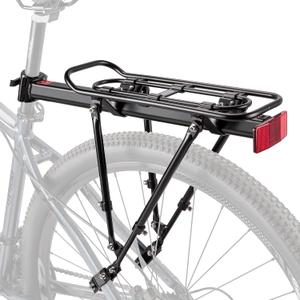 CXWXC Rear Bike Rack - Universal Bike Cargo Rack Seat Post Mounts - Bicycle Pannier Touring Luggage Carrier Racks, 30kg (66 lbs) Capacity