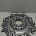 Ekena Millwork CM18RLPES Riley Ceiling Medallion, Pewter (Pewter (Metallic Series))