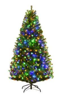 5 ft. Pre-Lit Artificial Christmas Tree with 150 LED Lights