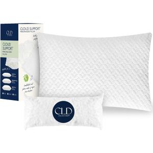 CLD Bed Pillows Cross Cut Memory Foam Pillows,Queen Size Bedding Pillow, Washable Supportive Cooling Pillows for Hot Sleeping, Adjustable Density for Back, Stomach and Side Sleeper Pillow