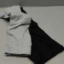 Baby Boys Cotton Pants, 3-Pack Sweatpants for 0-18 Months (Black/Heather Grey/Navy)