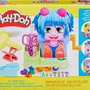 Play-Doh Hair Stylin' Salon Playset with 6 Cans, Pretend Play Toys for Girls and Boys Ages 3 and Up