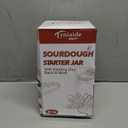 40oz/1200ml Sourdough Starter Kit  Extra Thermometer Strips and Breathable Covers Included in Sourdough Starter Jar  A Perfect Sourdough Bread Starter Kit for Beginners to Expert