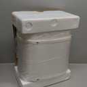 BOBOMOMO Tradition 20.5" Rustic Table Lamp Set of 2 for Living Room Farmhouse Bedside Desk Lamps Bedroom Nightstand Vintage Lamps Linen Washed Suitable for Decorating Small Areas (Antique White)