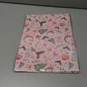 2 x GIOLAINY Pink Christmas Wrapping Paper for Girls Women Kids - Holiday Gift Wrap with Ornaments, Xmas Trees, Berries & Wreaths Designs - 4 Sheets (28 x 40 inches), Easy to Store